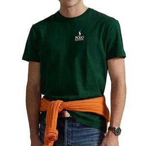 MENS POLO RALPH LAUREN S/S T-SHIRT~SZ LRG~GREEN~NWT